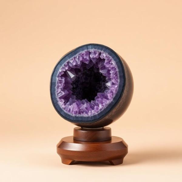 Quả Cầu Thạch Anh Tím - Khai Mở Trí Tuệ