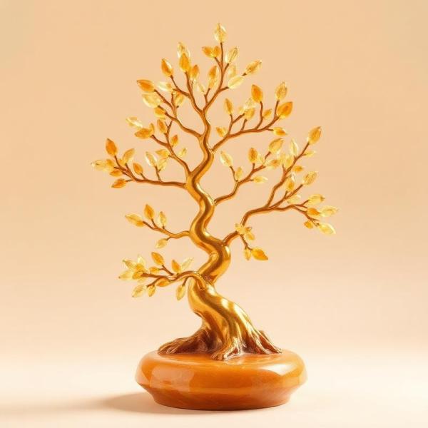 Cây Thạch Anh Vàng Chiêu Tài