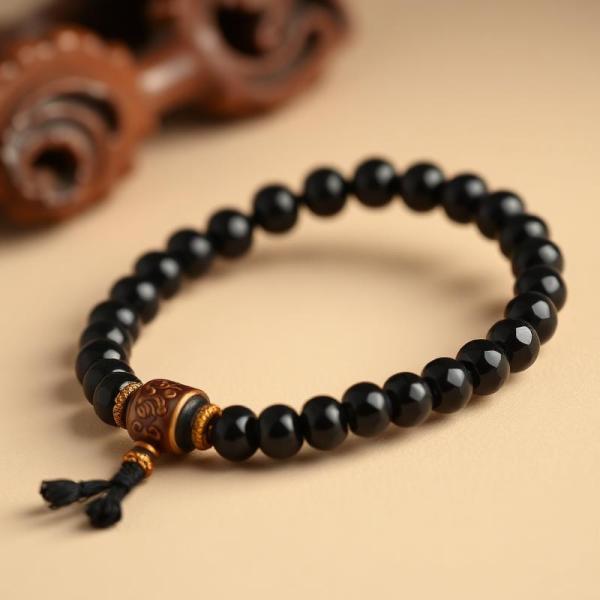 Tỳ Hưu Obsidian Đen - Trấn Trạch Chiêu Tài